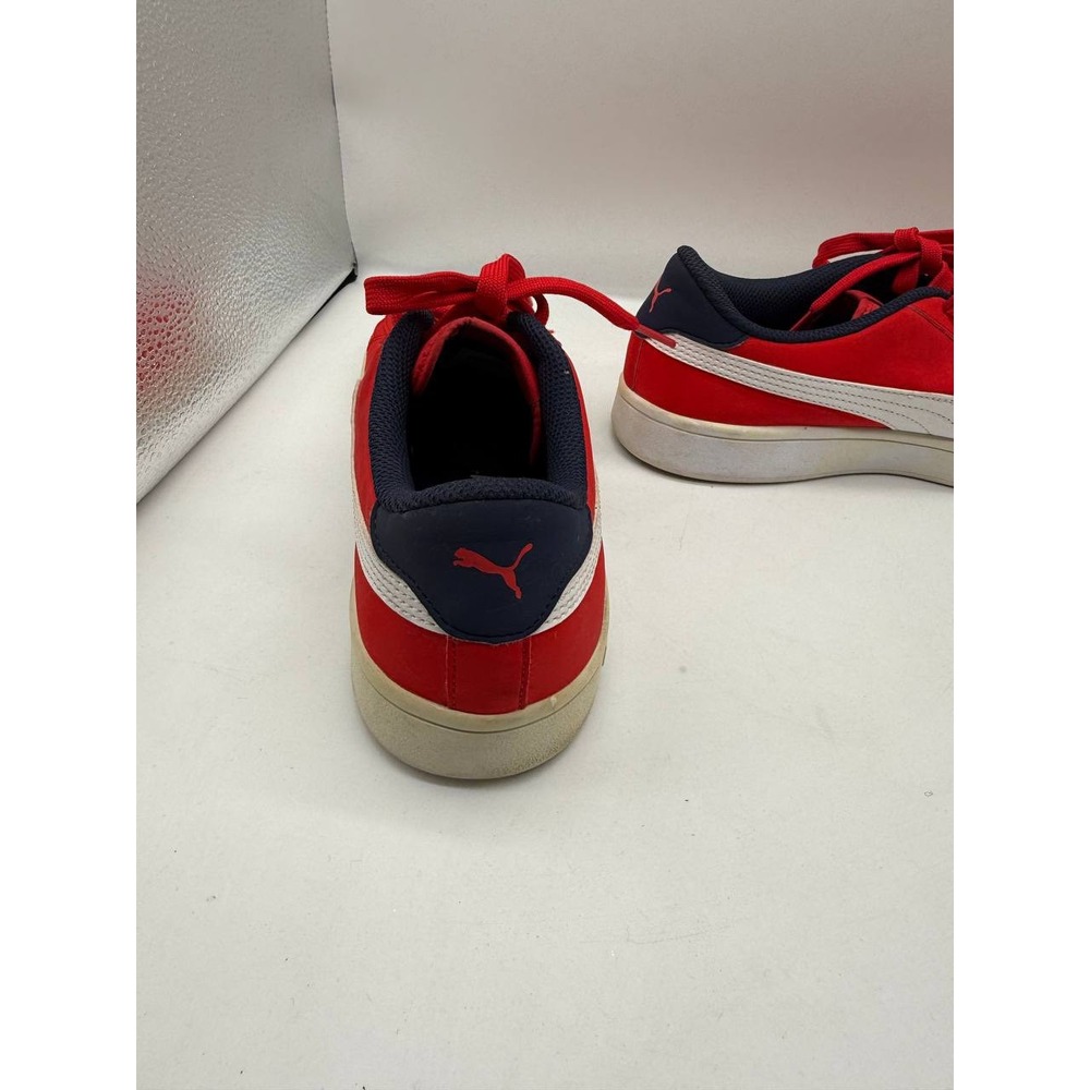 PUMA Red White & Blue Youth  Boy's Shoes Size US6.5c Uk 5.5 - Picture 3 of 7